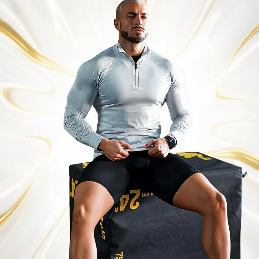 Performance Half-Zip Compression Top