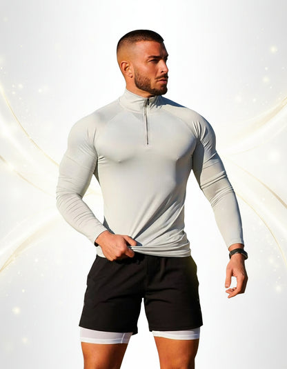 Performance Half-Zip Compression Top