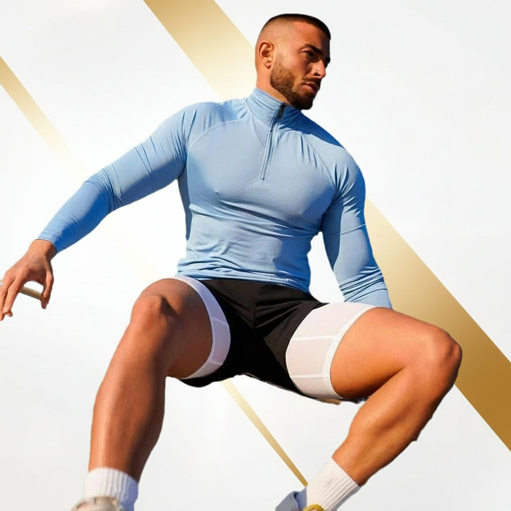 Performance Half-Zip Compression Top